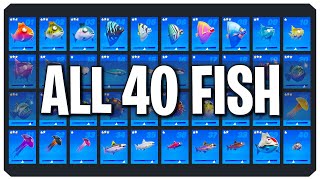 How to Catch Every Fish in Fortnite Chapter 3 Season 2 [upl. by Whittemore]