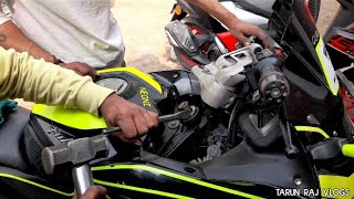 Pulsar rs 200 cone Set Replacement 💛🔥 how to change pulsar rs 200 cone set  pulsar rs 200 cone set [upl. by Aluin]