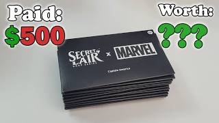 I Got Every Marvel Secret Lair What are the Cards Worth marvel [upl. by Letitia257]