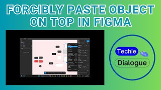 How to Forcibly Paste Object on Top in Figma [upl. by Akenal]