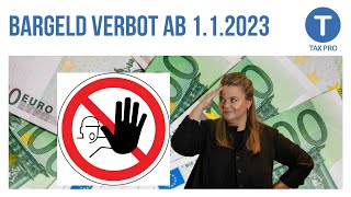 Angriff aufs Bargeld I Neues Gesetz kommt am 1 Januar 2023 [upl. by Fawn]