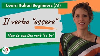 14 Learn Italian Beginners A1 How to use the verb “essere” “to be” [upl. by Nyrehtak]