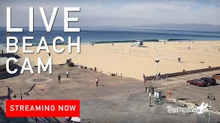 Live Surf Cam Hermosa Beach California [upl. by Elleda]