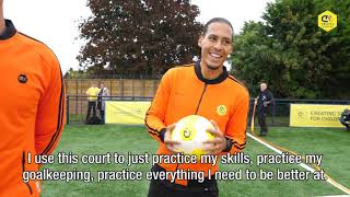 🚨 Look at this Speciaal Cruyff Court Virgil van Dijk is open [upl. by Abrahamsen]