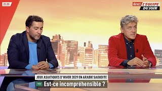 Jeux Olympiques dhiver en Arabie Saoudite  le débat dans lÉquipe du Soir [upl. by Ainedrag575]