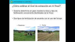 Charla Extracción de nutrientes en pasturas [upl. by Bartholomeo]