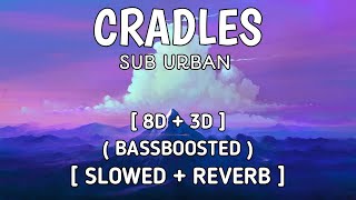 Sub Urban  Cradles  8D  3D  Slowed  Reverb  Bass Boost   Visualized Audio  🎧 MusicVibze [upl. by Ramedlaw172]