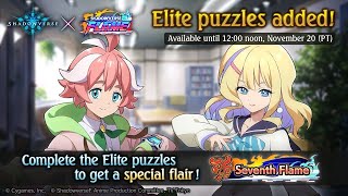 Shadowverse【Puzzle】Elite Tsubasa Takanashi ► Seventh Flame Gals ★ Solution amp Emotes ║3911║ [upl. by Eisnyl604]