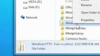 How to rename a folder in Windows 7 [upl. by Yule]