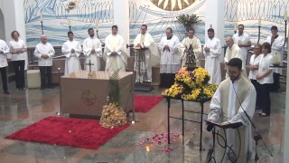 Transmissão do Santuário Diocesano Nossa Senhora Aparecida 03102018 1° dia da Novena [upl. by Jervis]