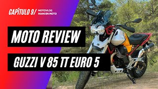 ⚡️Review Moto Guzzi V85 TT 2021 ⚡️ Prueba V85TT Euro 5 ❗️ Evocative Graphics 850 E5  Opinión [upl. by Anytsyrk]