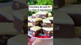 Ciocolata de casă 🇷🇴 cu doar 5 ingrediente … [upl. by Saffren]