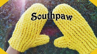 Crochet mittens for beginners left handed [upl. by Hattie]