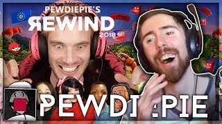 Asmongold Reacts to YouTube Rewind 2018 but its actually good by PewDiePie [upl. by Nyved]