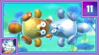 Lets Play Kirby Star Allies Part 11 Misteen Goldon amp Silvox [upl. by Haidedej]