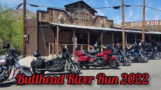 Bullhead River Run Laughlin Run 2022 Harleys Motorcycles Bikers Invasion Route 66 Oatman Arizona [upl. by Ellehcan842]