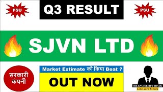 SJVN Q3 Results 2024  SJVN result today  sjvn dividend 2024  SJVN share latest news  sjvn share [upl. by Stryker617]