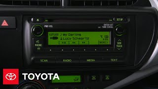 2012 Prius c HowTo USB Port  Toyota [upl. by Ajna]