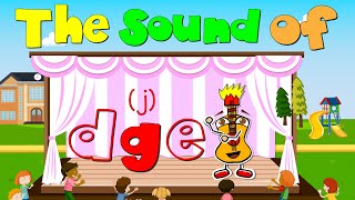 The Sound of dge  When dge sounds like j  Phonics Mix [upl. by Atilal]