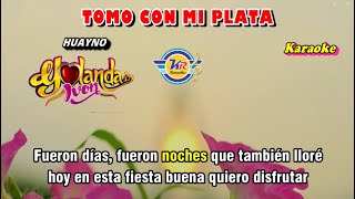 TOMO CON MI PLATA D HUAYNO  Yolanda Ivon  KARAOKE [upl. by Jasen]