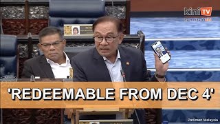 PM announces RM100 Madani ewallet topup redeemable from Dec 4 [upl. by Olegnaleahcim]