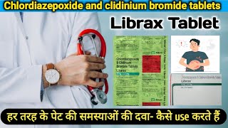 librax Tablets in hindi  chlordiazepoxide and clidinium bromide tablets in hindi Stomach infection [upl. by Enaerb886]