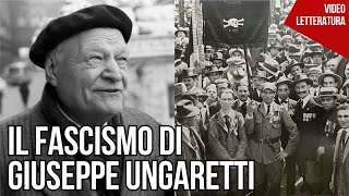 Il fascismo di Giuseppe Ungaretti [upl. by Lim]