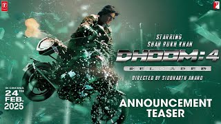 Dhoom 4  Announcement Teaser  Shahrukh Khan  Deepika Padukone  YRF  2025 [upl. by Akiram]