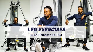 Leg Exercises SXT550 Hybrid Home Gym [upl. by Duffy]