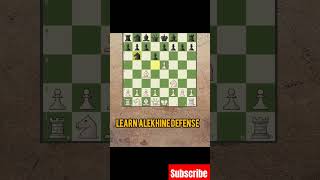 LEARN ALEKHINE DEFENCE IN 10 MOVES chessgame chesscom chessmastertraps gothamchess viralvideo [upl. by Lotta]