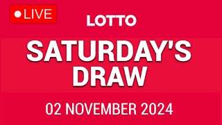 The National Lottery Lotto Draw Live results from Saturday 02 November 2024  tonights lotto [upl. by Idona648]