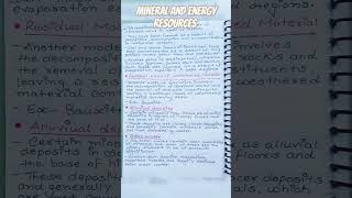 Mineral And Energy Resources Easily Learn 📑 Class 10th Social Science shorts [upl. by Yrreg926]