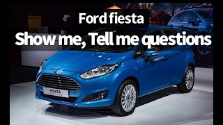 Ford Fiesta quotShow me Tell mequot questions amp answers for your UK Driving Test [upl. by Teik]