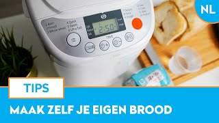 Zelf brood bakken met een broodbakmachine [upl. by Hgielak]