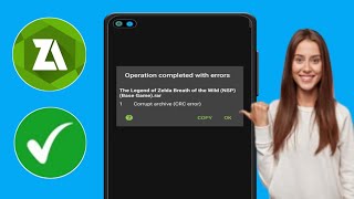 How To Fix Zarchiver Operation Completed With Errors  Fix Zarchiver Operation Complete With Errors [upl. by Nnylesor410]