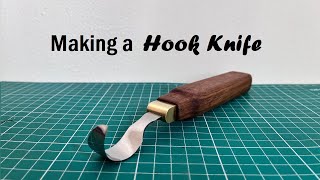 Making a Spoon Carving Hook Knife [upl. by Ijies]