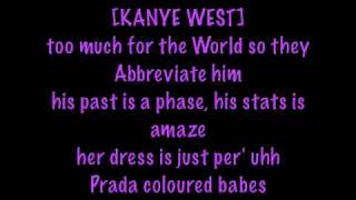 Nicki Minaj  Blazin ft Kanye West with lyrics  PINK FRIDAY [upl. by Yddur]