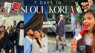 SOUTH KOREA with my BestFriends🎀🧿✨  7 Day Itinerary of Seoul Things to do Budget amp More [upl. by Zerla653]