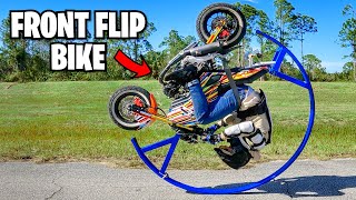 FRONT FLIP LOOP ON A GROM [upl. by Meraree]