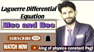 Laguerre Differential Equation [upl. by Mic985]