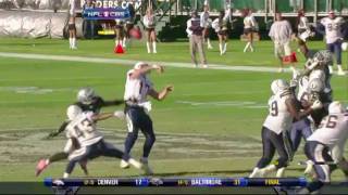 Oakland Raiders Break San Diego Chargers Win Streak in Oakland  101010 [upl. by Neened]