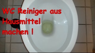 WC Reiniger aus Backpulver selber machen  Toilette mit Hausmittel reinigen  putzen  DIY Reiniger [upl. by Aihsined]