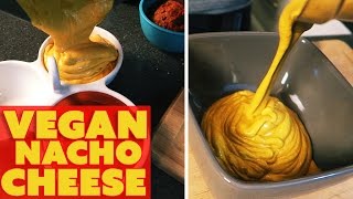 Vegan Nacho Cheese  The Vegan Zombie [upl. by Ayotak]