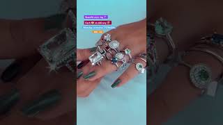 New designer silver ring 💍 with 65 discount on instant order ytshorts [upl. by Neeloc]