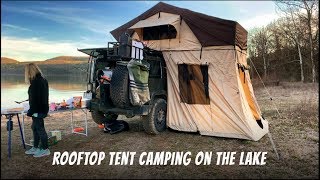 Rooftop Tent Camping on Table Rock Lake [upl. by Llennoc]