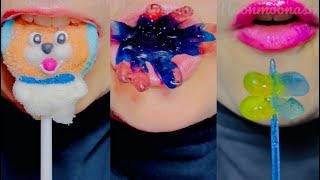 Satisfying ASMR Eating EMOJI FOOD CHALLENGE Compilation Mukbang 먹방 [upl. by Nonarb642]