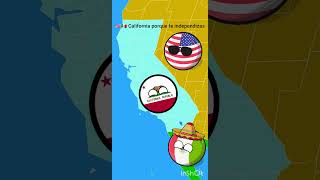 Capitulo 1 Temporada 1 Serie Las Californias se independizan countryballs california [upl. by Idoj777]