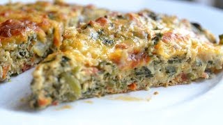 Callaloo Zucchini Frittata [upl. by Gothar]