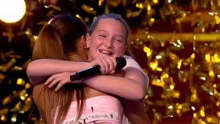 Giorgia Borg 10YearOld Stuns Judges With Vocal Perfomance And Get Goldeb Buzzer From Alesha [upl. by Abla]