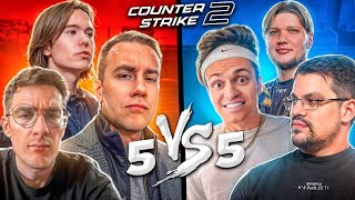 ЭВЕЛОН И ДОНК ИГРАЮТ ПРОТИВ СИМПЛА И БУСТЕРА 5 VS 5 В КС2  СТРОГО ОВЕРДРАЙВ ШАДОУКЕК [upl. by Solomon]